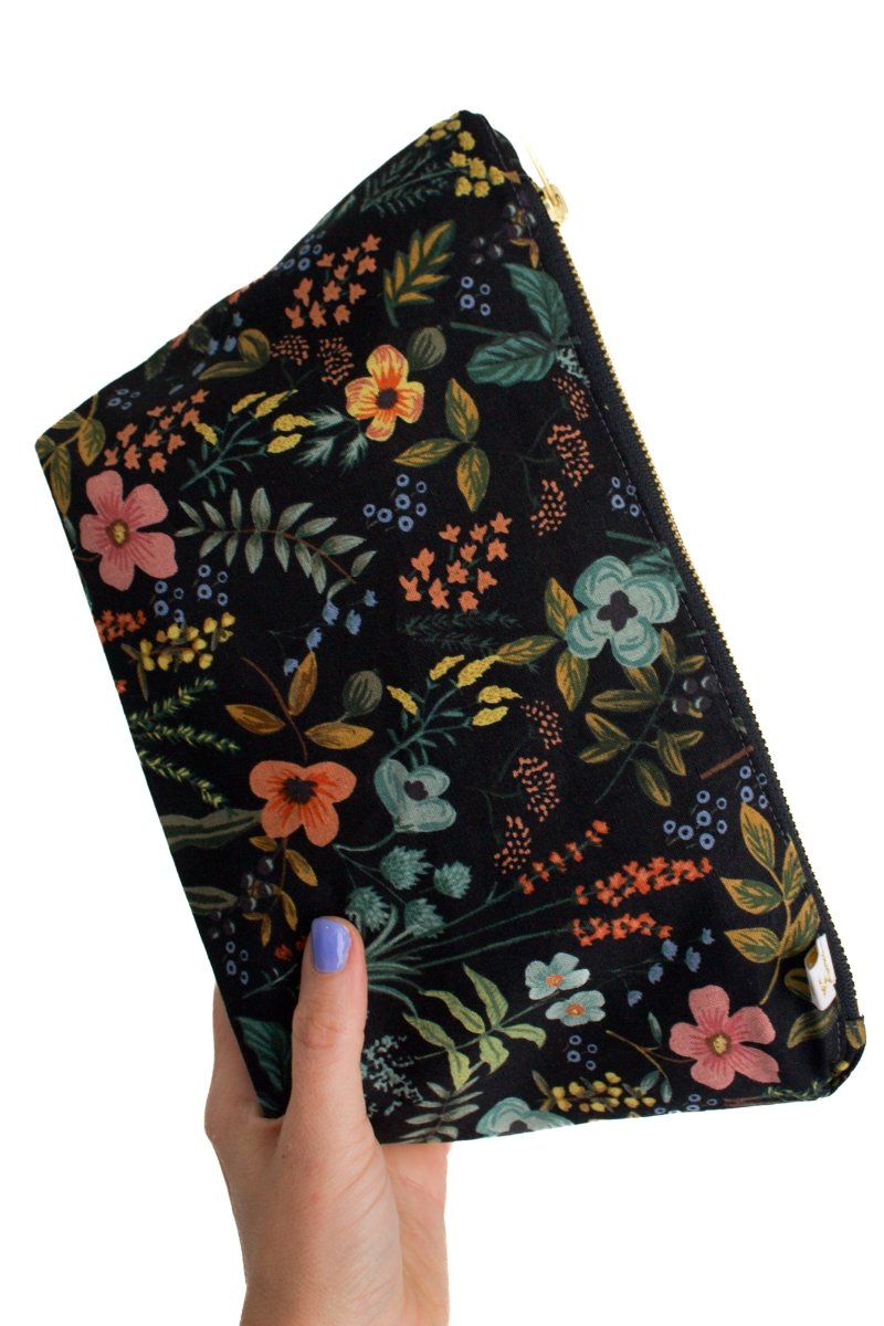 Evening Wildflower Canvas Maxx Toiletry Bag - Modern Makerie