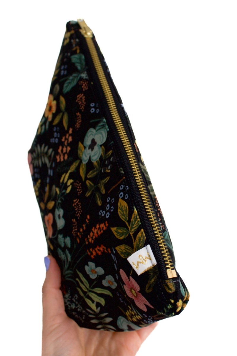 Evening Wildflower Canvas Maxx Toiletry Bag - Modern Makerie