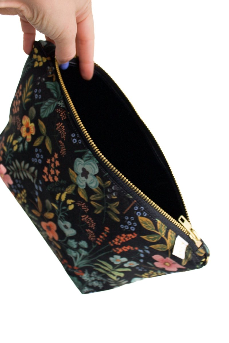 Evening Wildflower Canvas Maxx Toiletry Bag - Modern Makerie