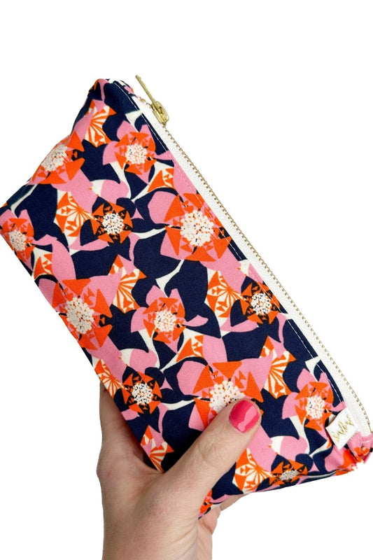 Floral Abstract Stash Toiletry Bag - Modern Makerie