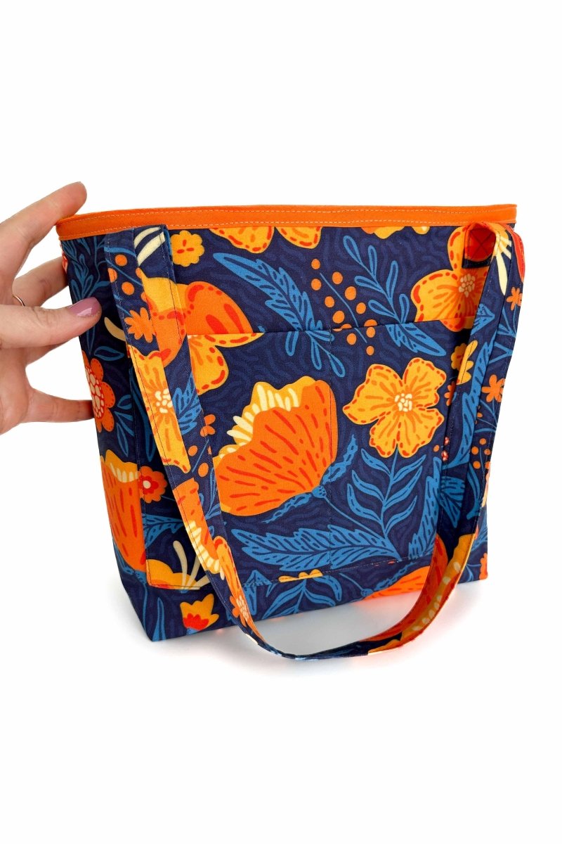 Folk Floral Mini Leak - proof Tote Bag - Modern Makerie