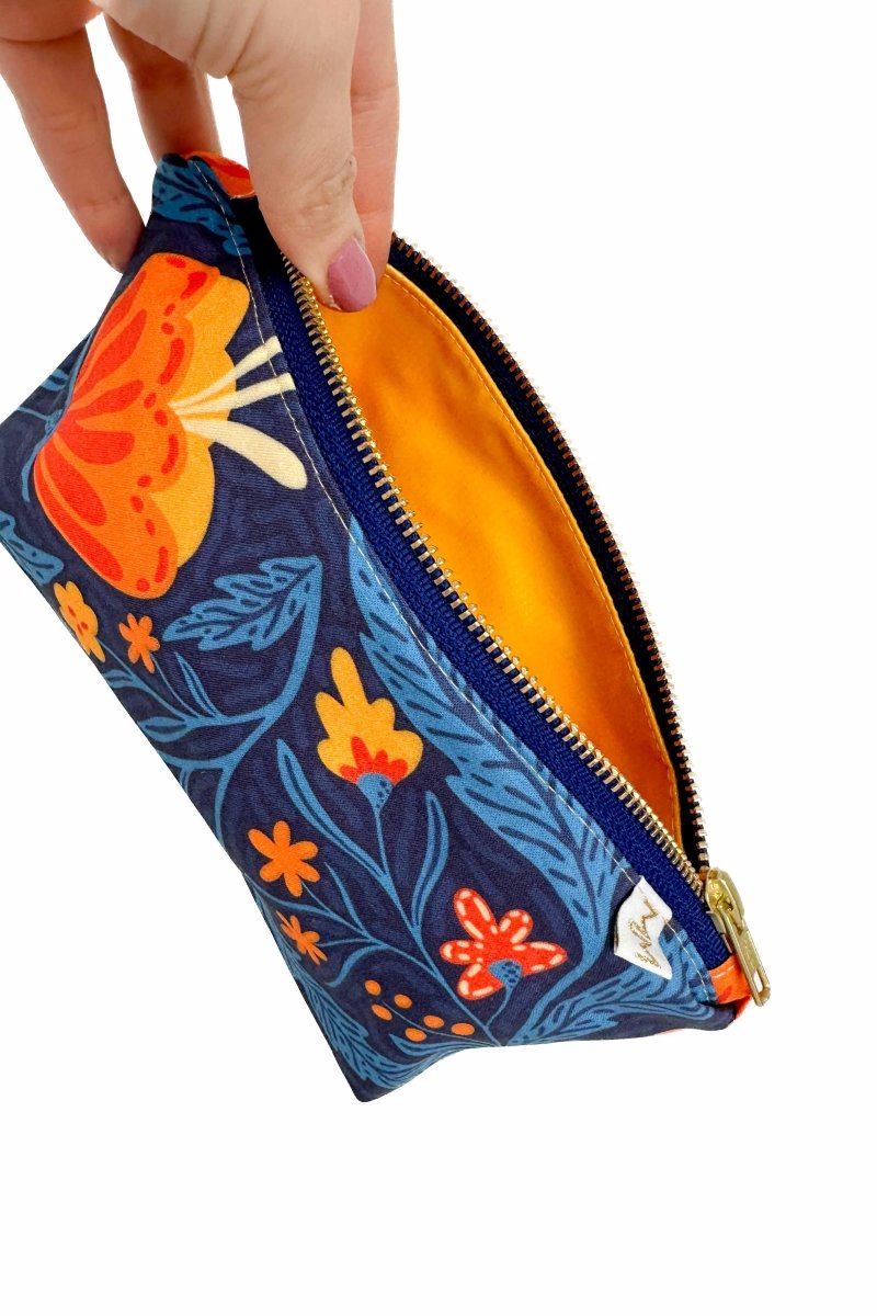 Folk Floral Stash Cosmetic Bag - Modern Makerie