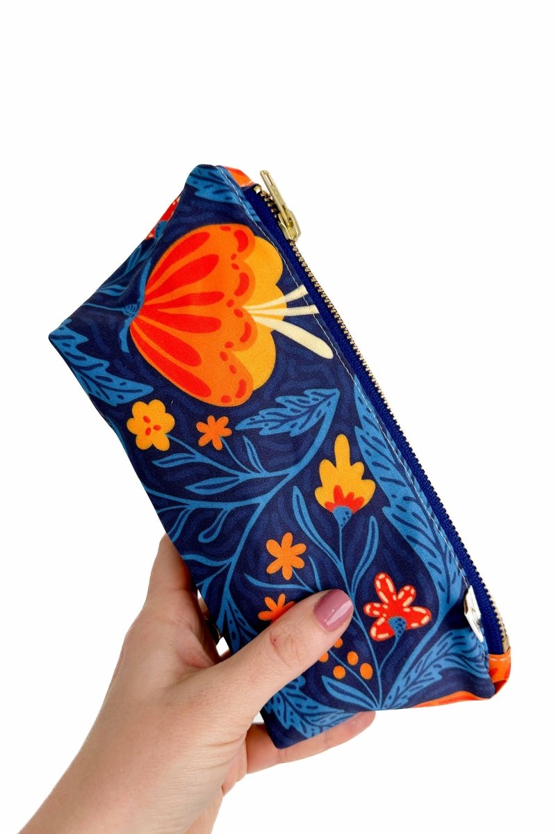 Folk Floral Stash Cosmetic Bag - Modern Makerie