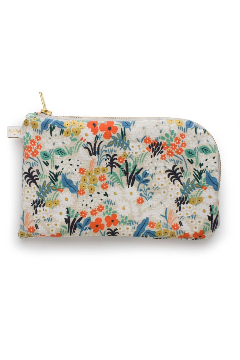 Golden Meadow Canvas Everyday Plus Essentials & Makeup Pouch - Modern Makerie