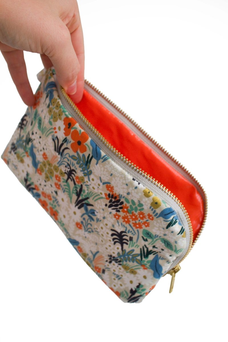 Golden Meadow Canvas Everyday Plus Essentials & Makeup Pouch - Modern Makerie