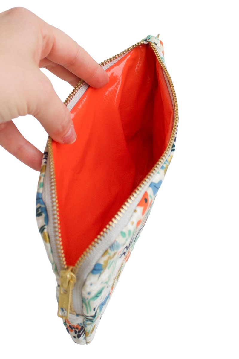 Golden Meadow Canvas Everyday Plus Essentials & Makeup Pouch - Modern Makerie