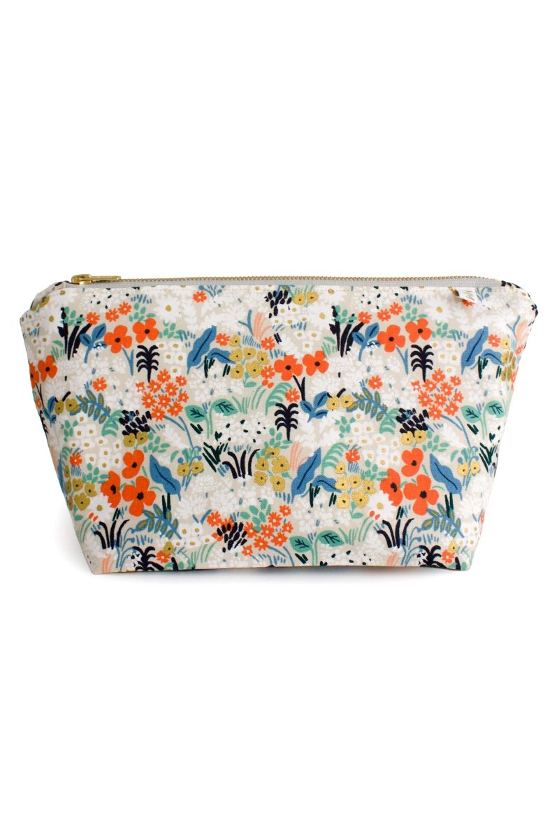 Golden Meadow Canvas Maxx Makeup & Toiletry Bag - Modern Makerie