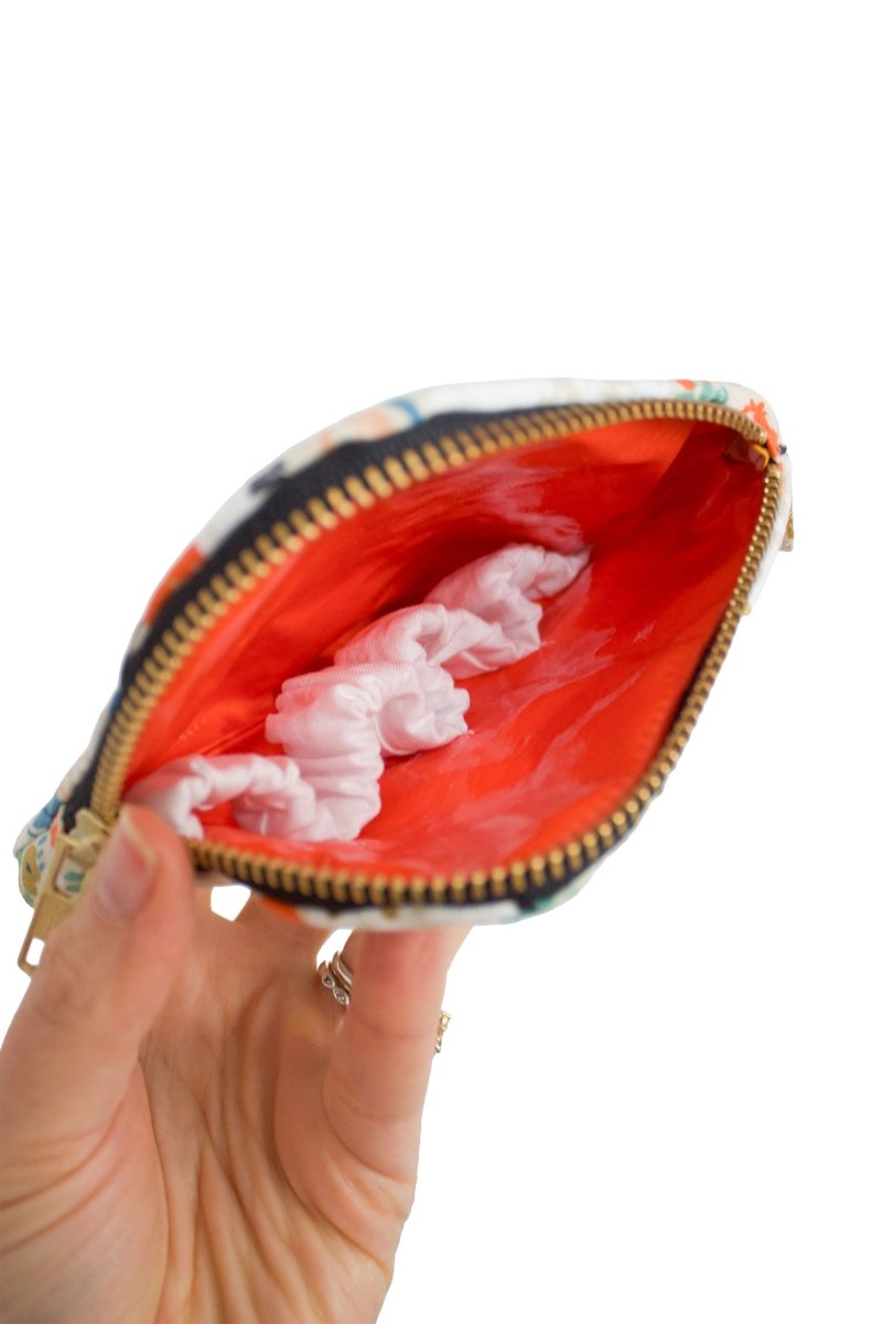 Golden Meadow Canvas Mini Essential Oil Pouch with Compartments - Modern Makerie