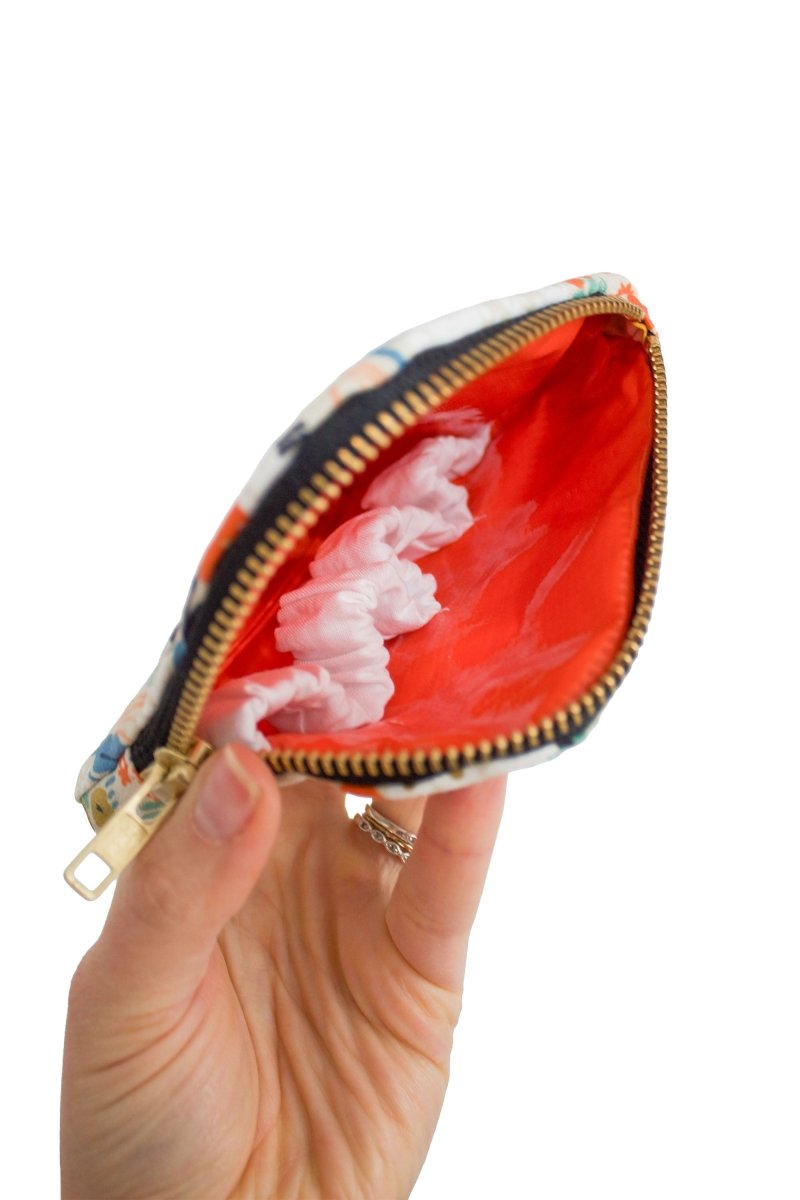 Golden Meadow Canvas Mini Essential Oil Pouch with Compartments - Modern Makerie