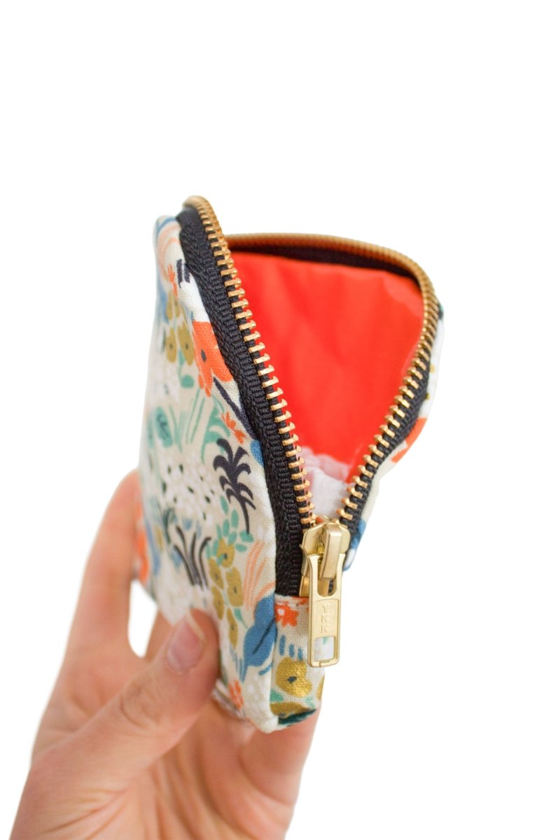 Golden Meadow Canvas Mini Essential Oil Pouch with Compartments - Modern Makerie