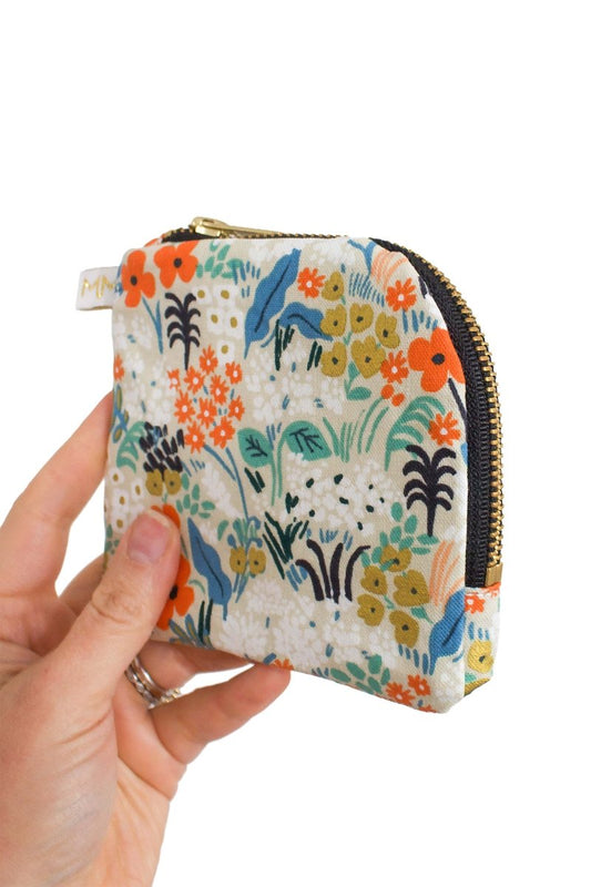 Golden Meadow Canvas Mini Essential Oil Pouch with Compartments - Modern Makerie