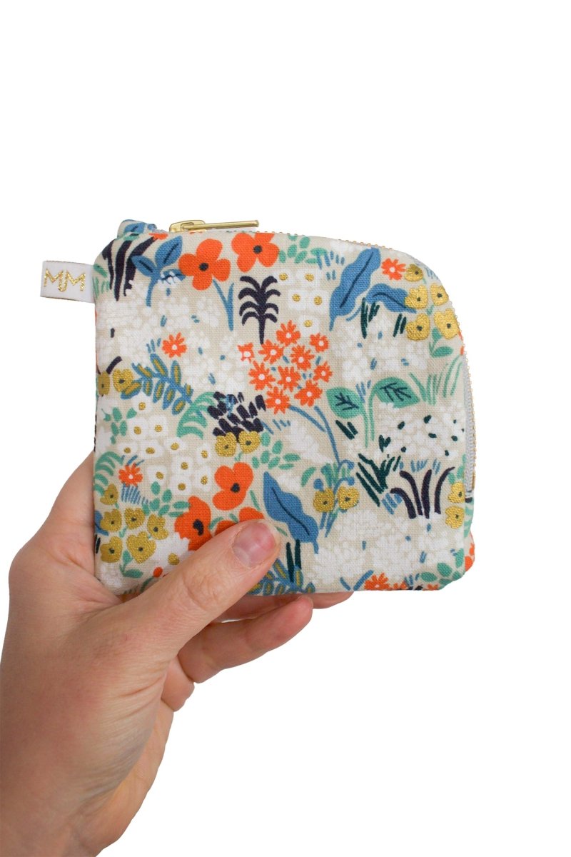 Golden Meadow Mini Travel Purse Pouch - Modern Makerie