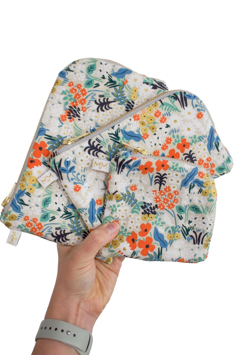Golden Meadow Mini Travel Purse Pouch - Modern Makerie