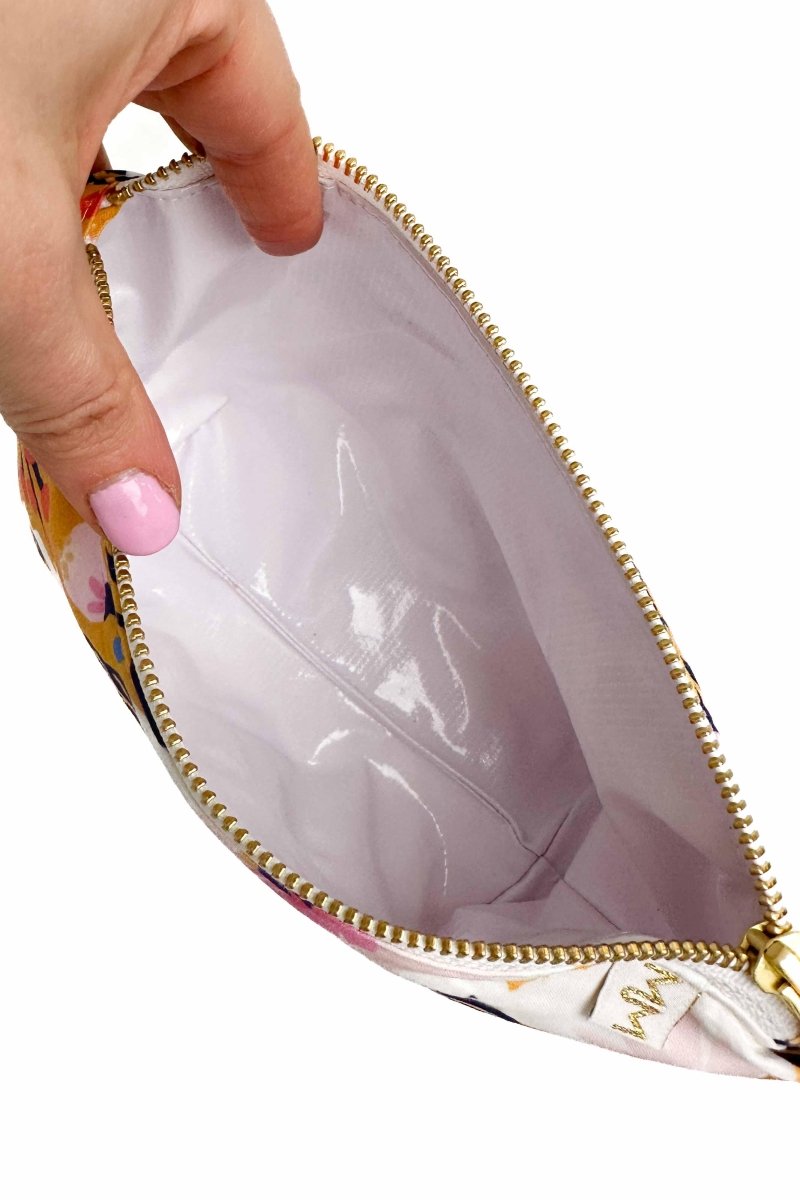 Golden Summer Mini Maxx Cosmetic Bag - Modern Makerie