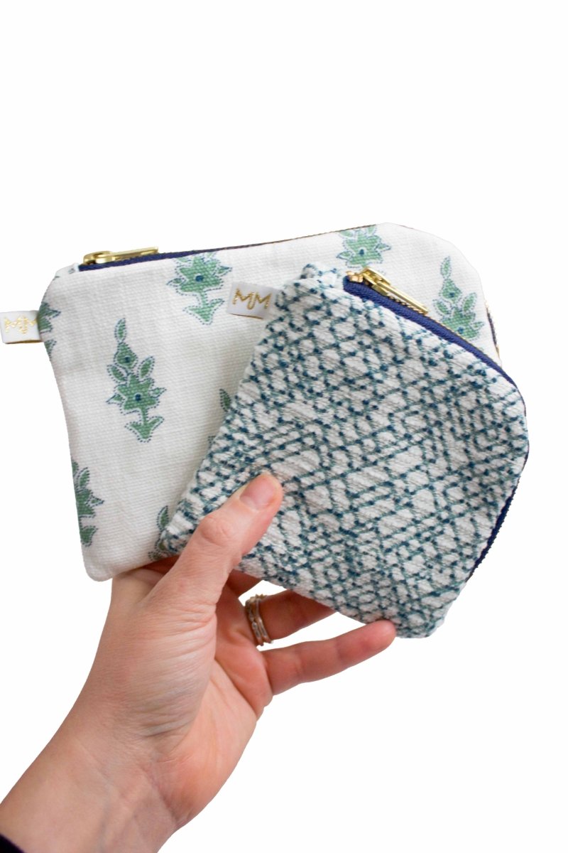 Green Heirloom Duo Pouch Set - Modern Makerie
