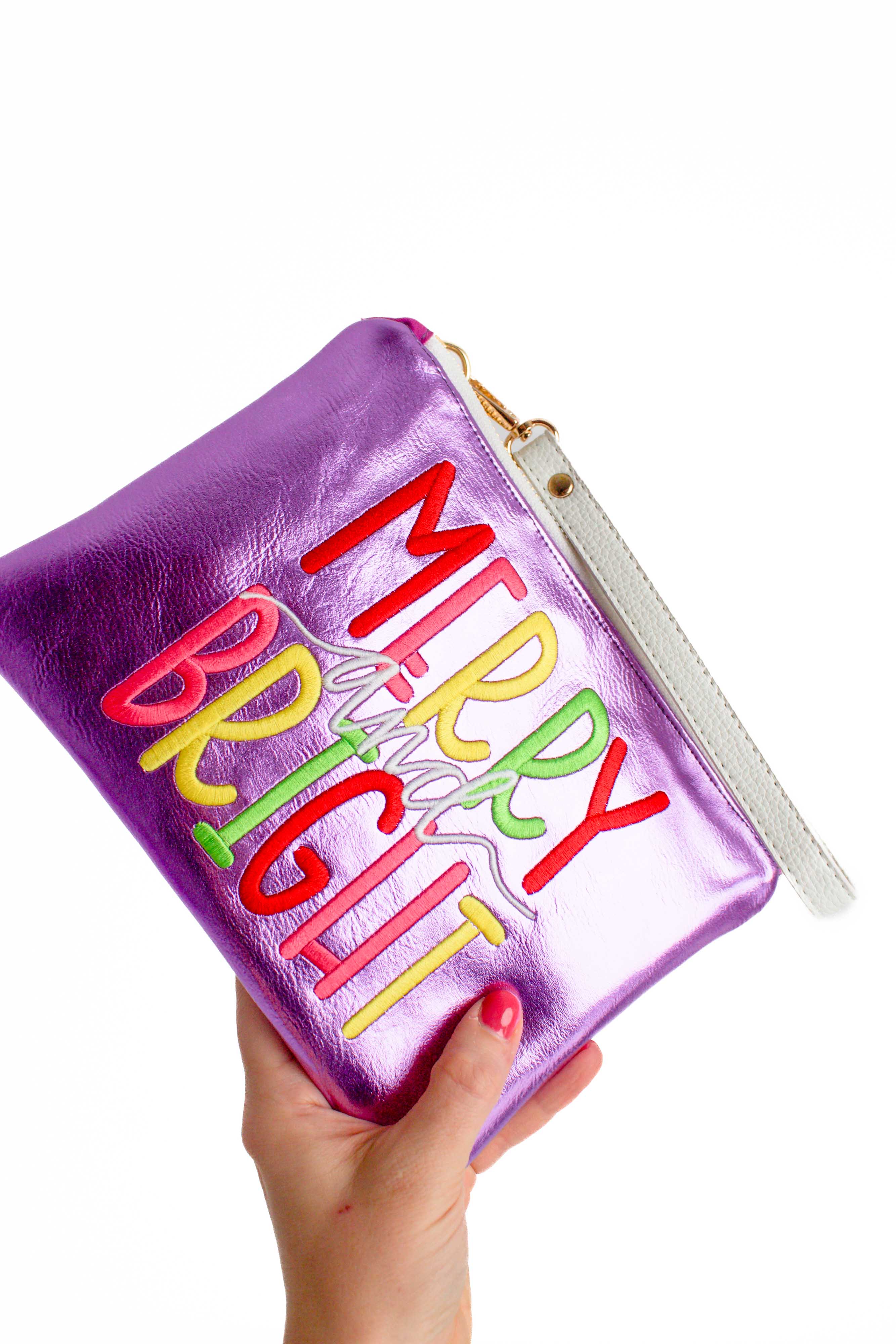 Merry & Bright Convertible Crossbody Wristlet+ with Compartments