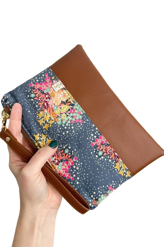 Indie Folk Convertible Crossbody Wristlet+ with Compartments - Modern Makerie