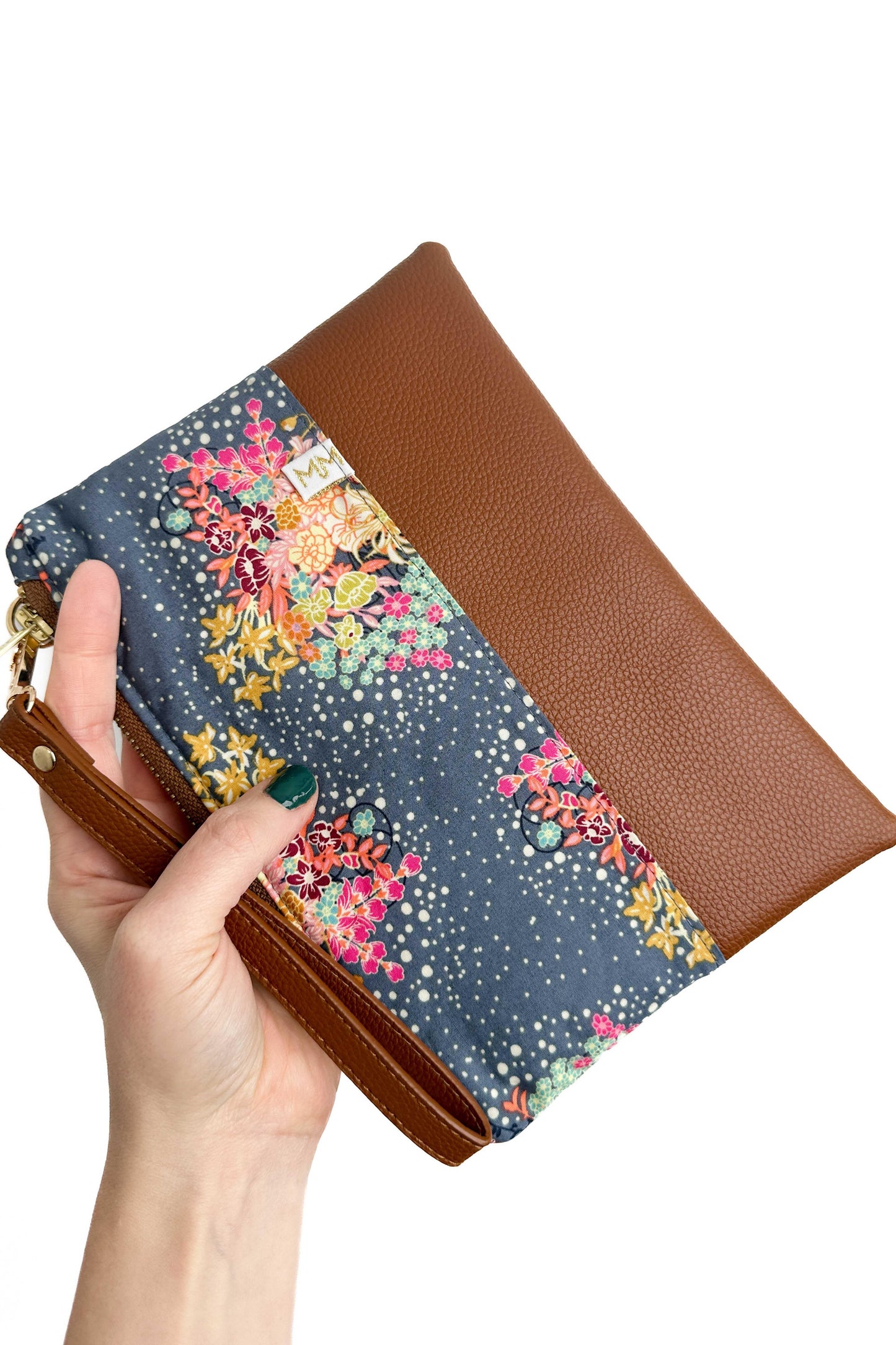 Indie Folk Convertible Crossbody Wristlet+ with Compartments READY TO SHIP - Modern Makerie