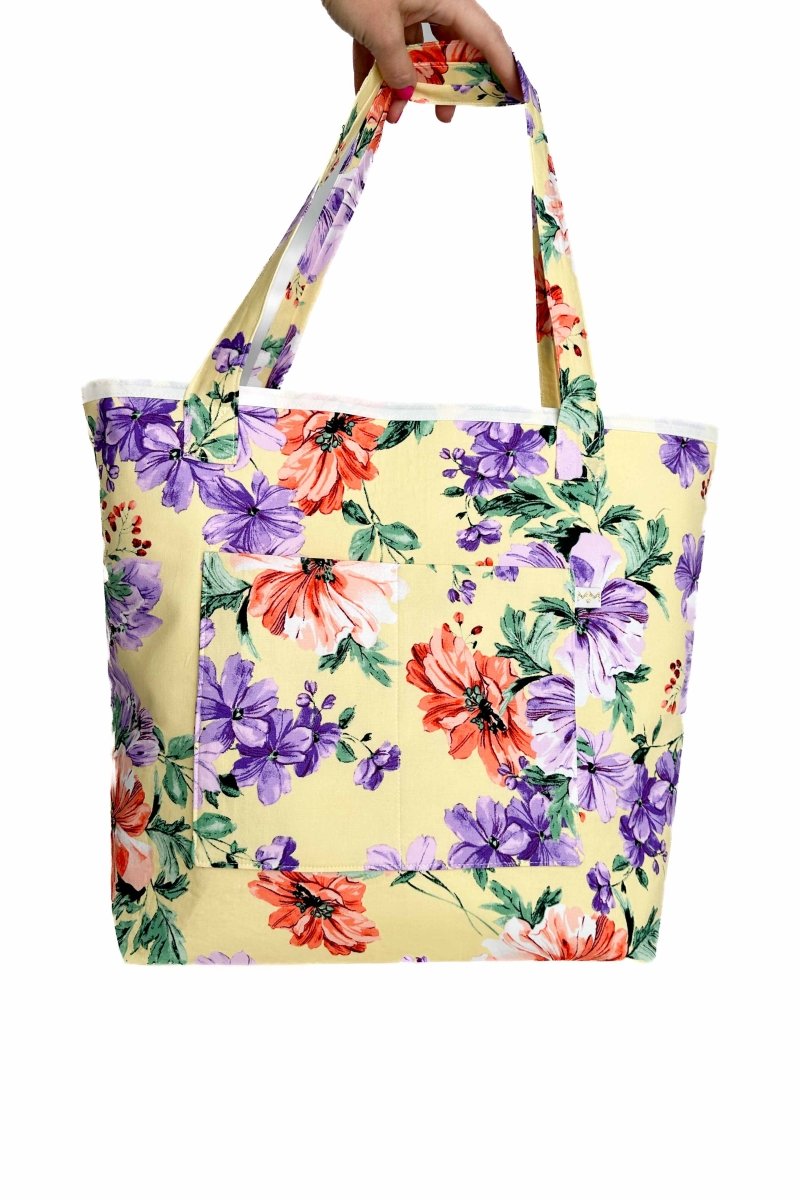 Island Floral Tote + Travel Bag Bundle - Modern Makerie