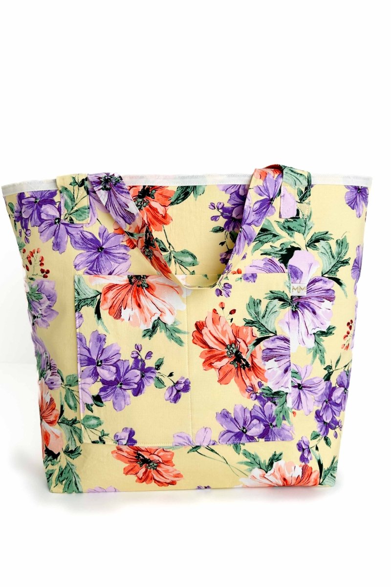 Island Floral Tote + Travel Bag Bundle - Modern Makerie