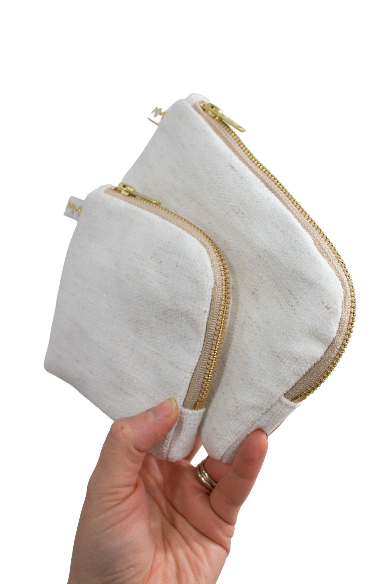 Ivory Heirloom Duo Pouch Set - Modern Makerie