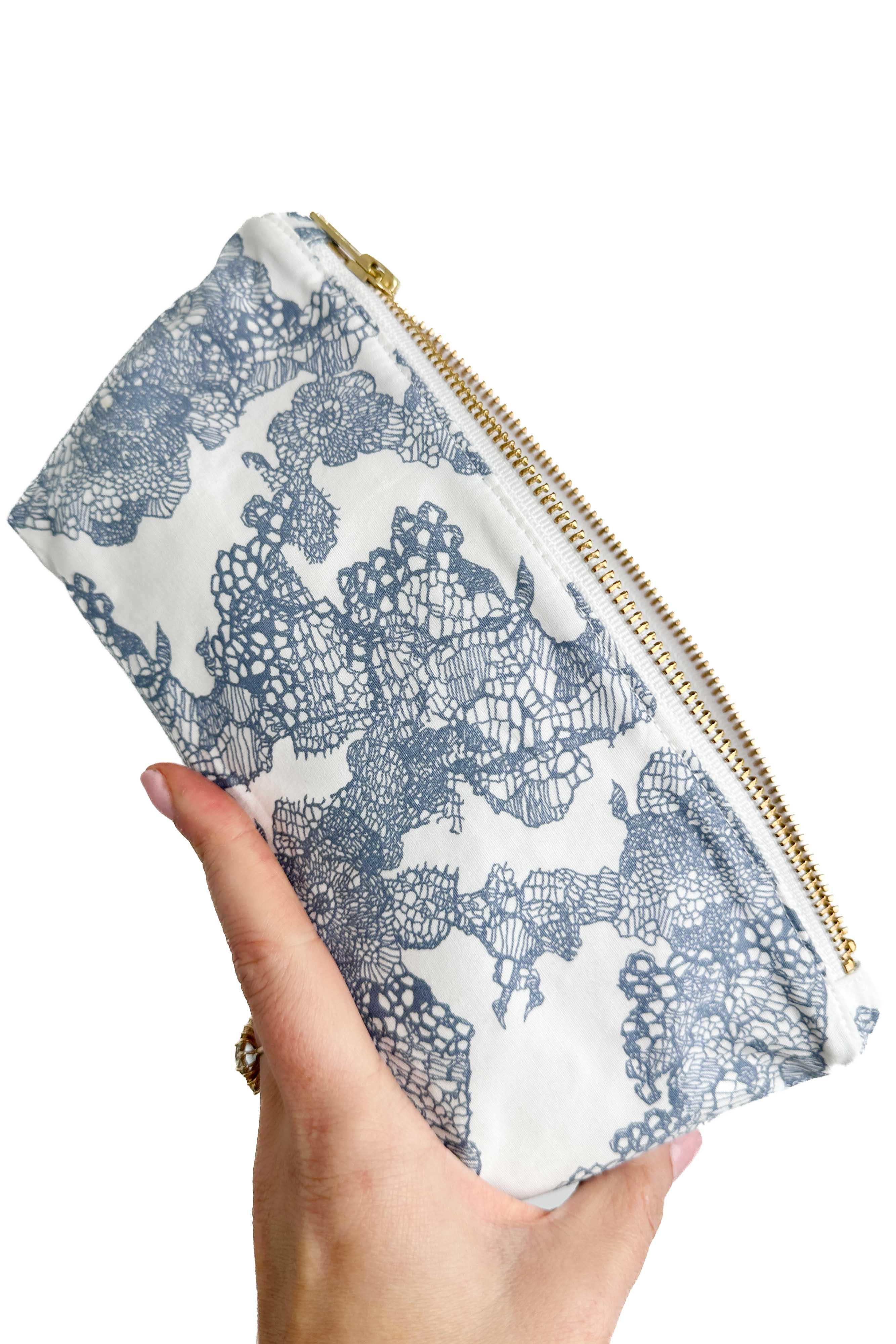 Lace Stash Travel Bag with Compartments READY TO SHIP - Modern Makerie