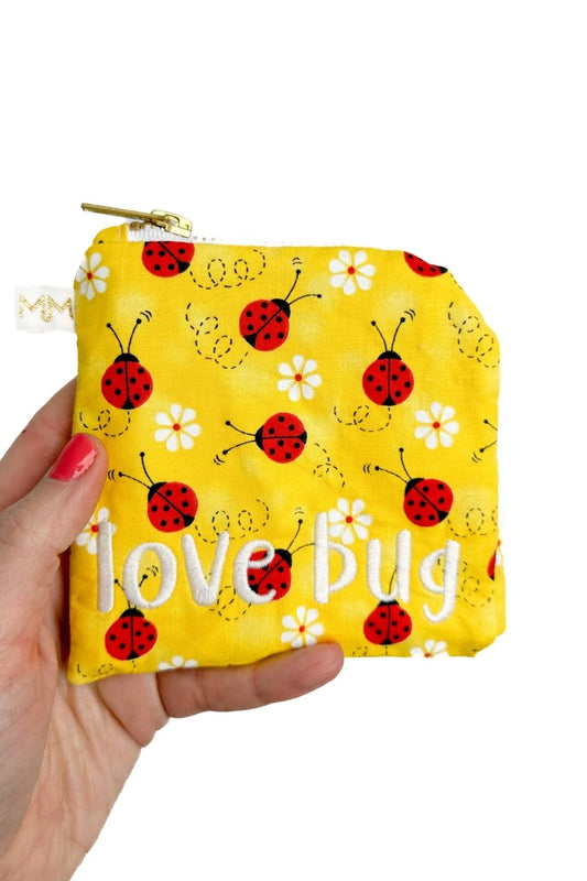 Ladybug "Love Bug" Mini Travel Pouch - Modern Makerie