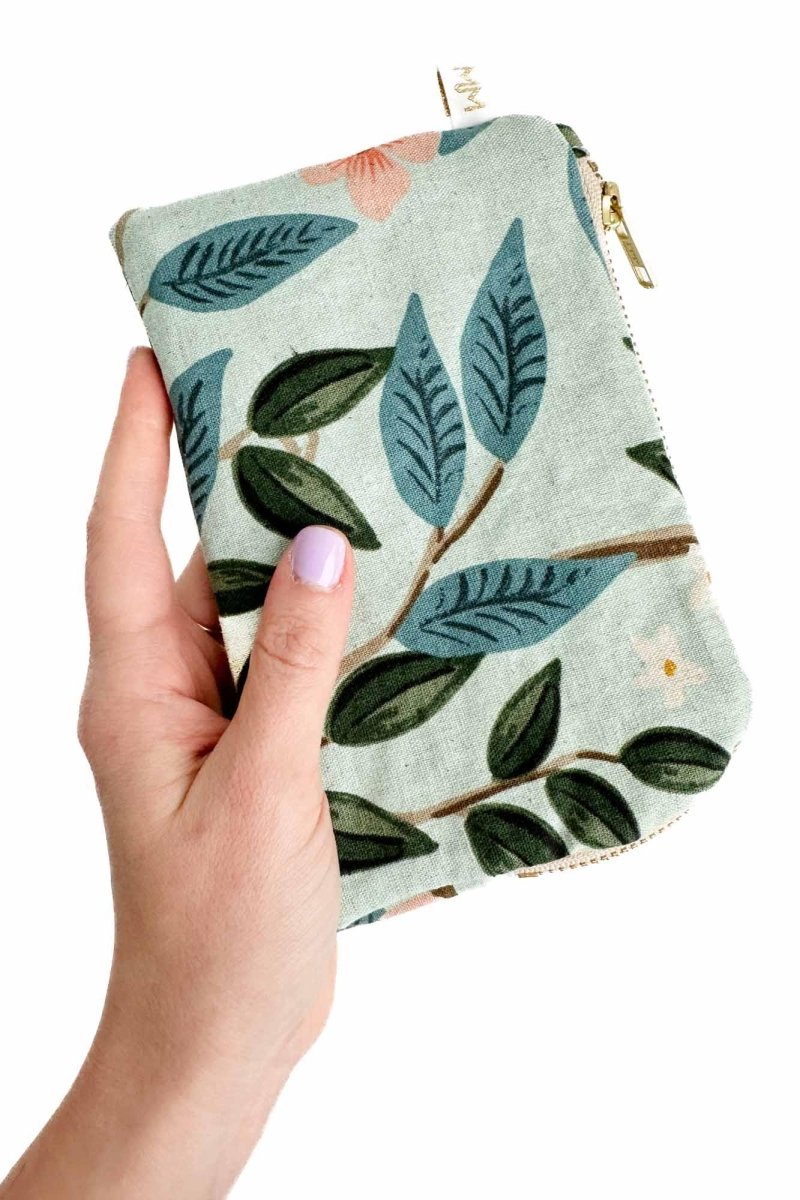 Light Citrus Grove Canvas Everyday Travel Pouch - Modern Makerie