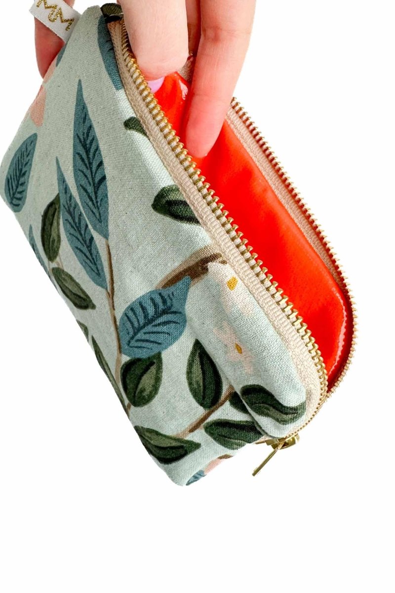 Light Citrus Grove Canvas Everyday Travel Pouch - Modern Makerie