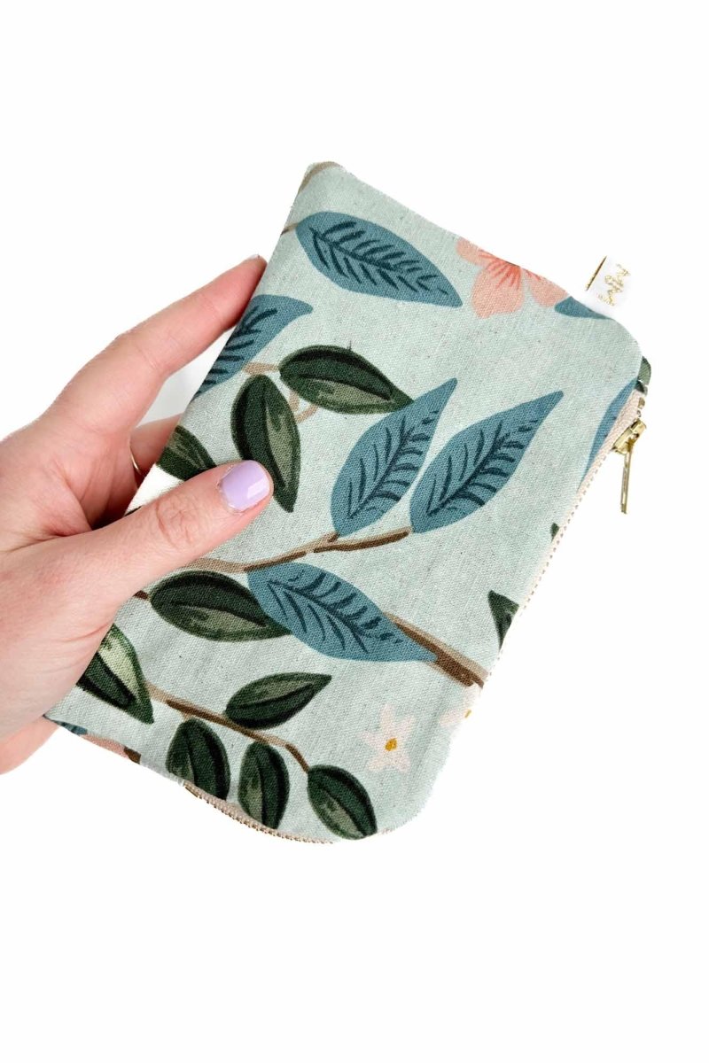 Light Citrus Grove Canvas Everyday Travel Pouch - Modern Makerie