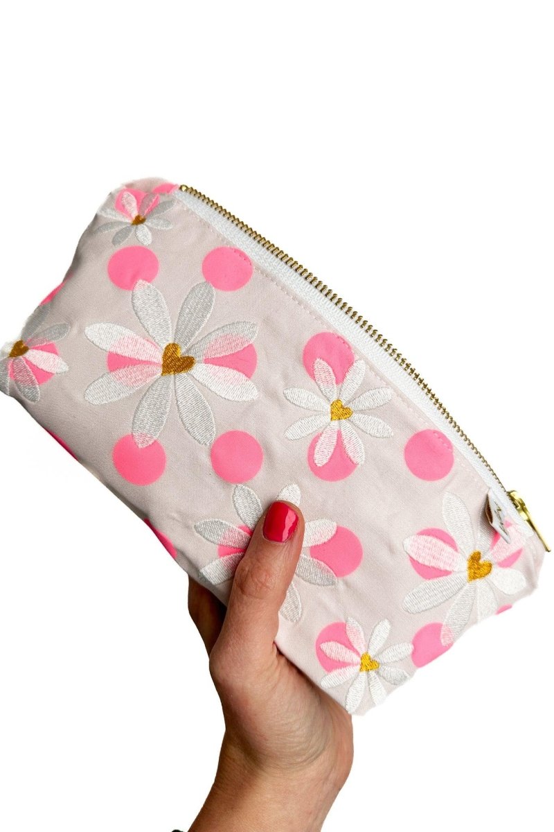 Love "Daisy" Stash Cosmetic Bag - Modern Makerie