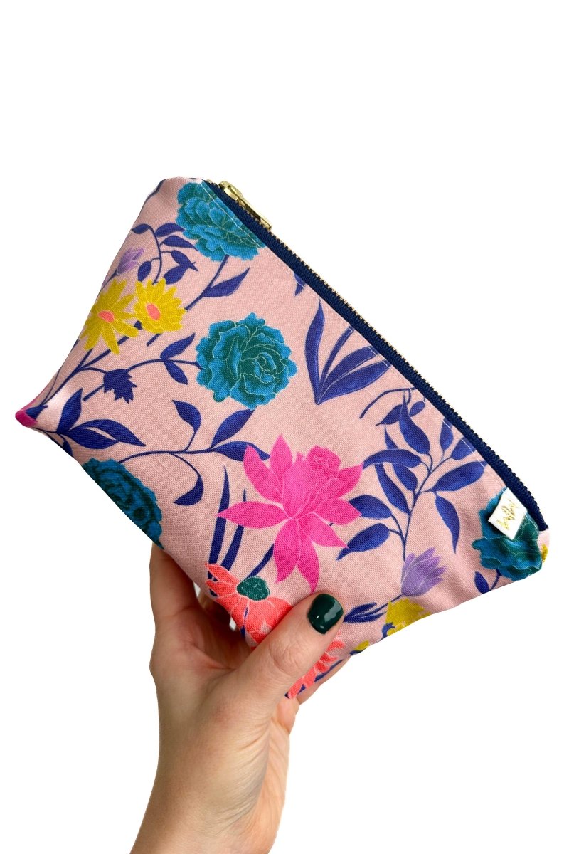 Mauve Garden Mini Maxx Cosmetic Bag - Modern Makerie