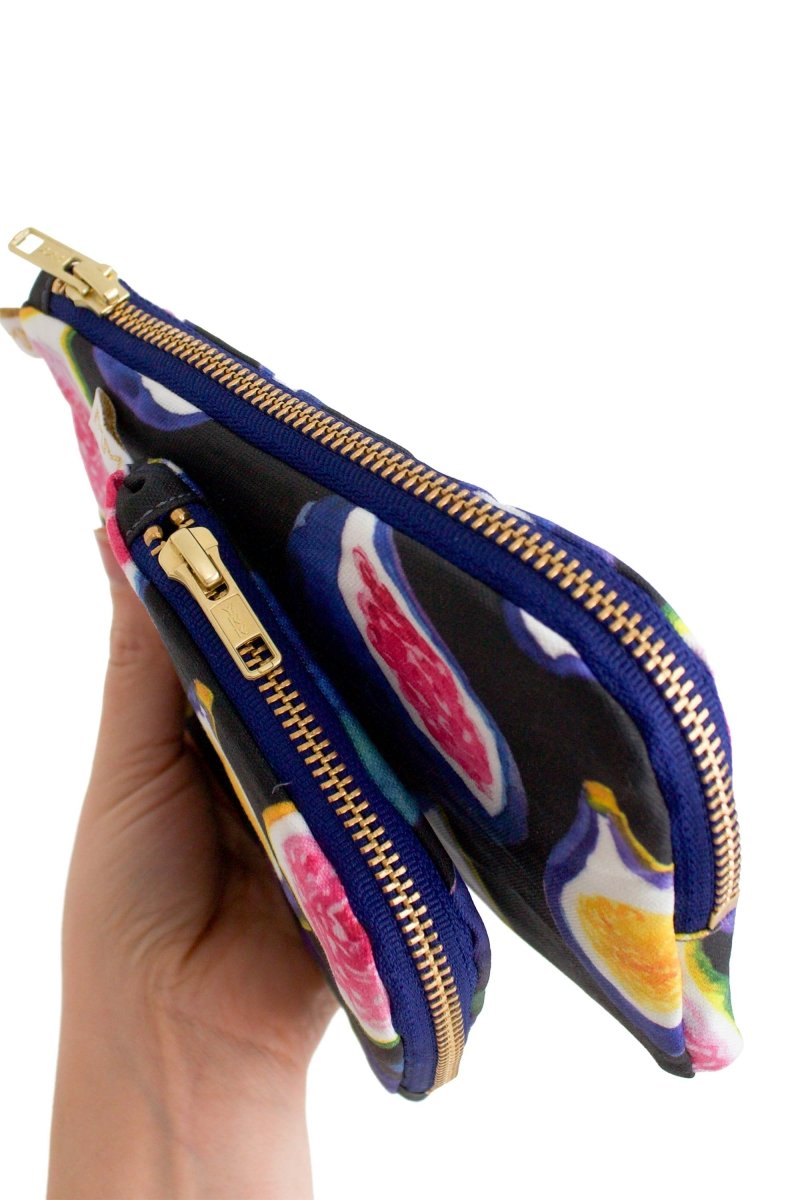 Midnight Fig Purse Essentials Bundle – Mini + Everyday Pouch Set - Modern Makerie