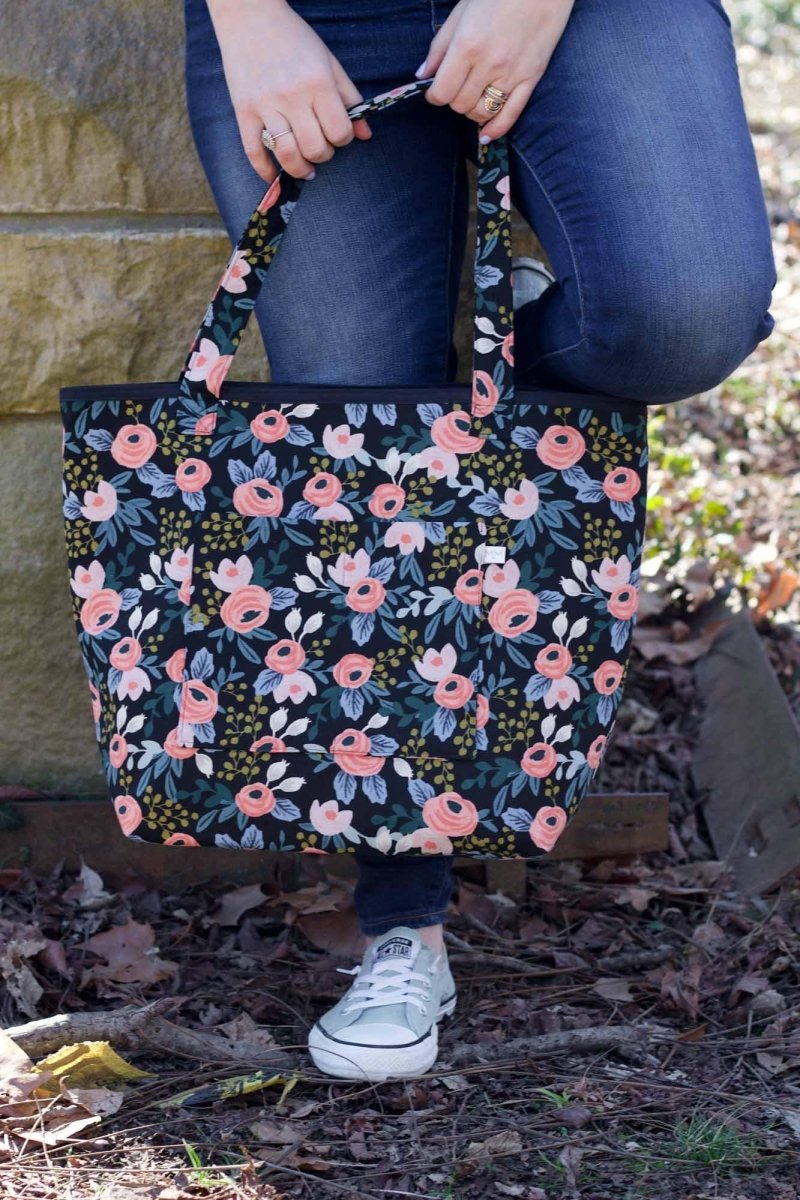 Midnight Garden Canvas Everyday Leak - Proof Tote Bag - Modern Makerie