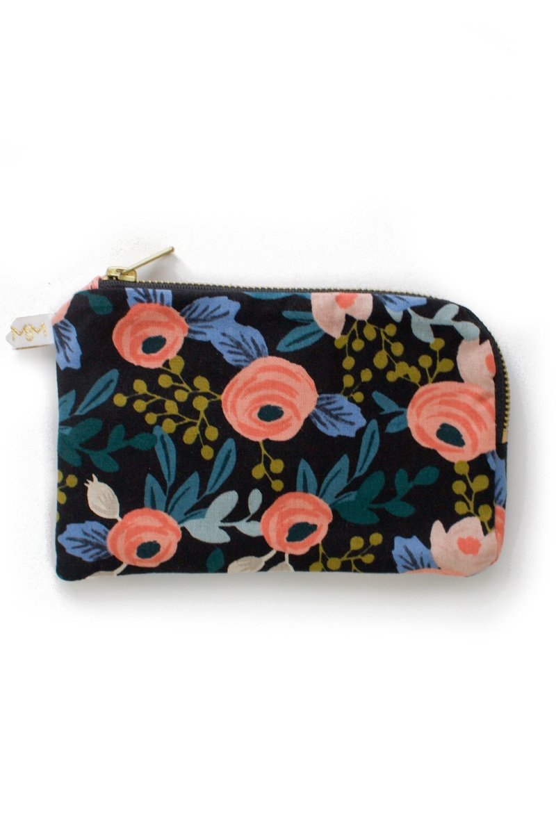 Midnight Garden Everyday Essentials & Makeup Pouch - Modern Makerie