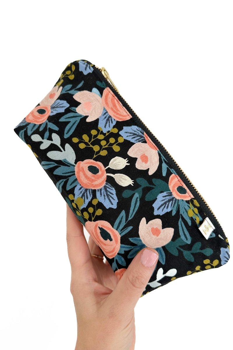 Midnight Garden Stash Cosmetic Bag - Modern Makerie