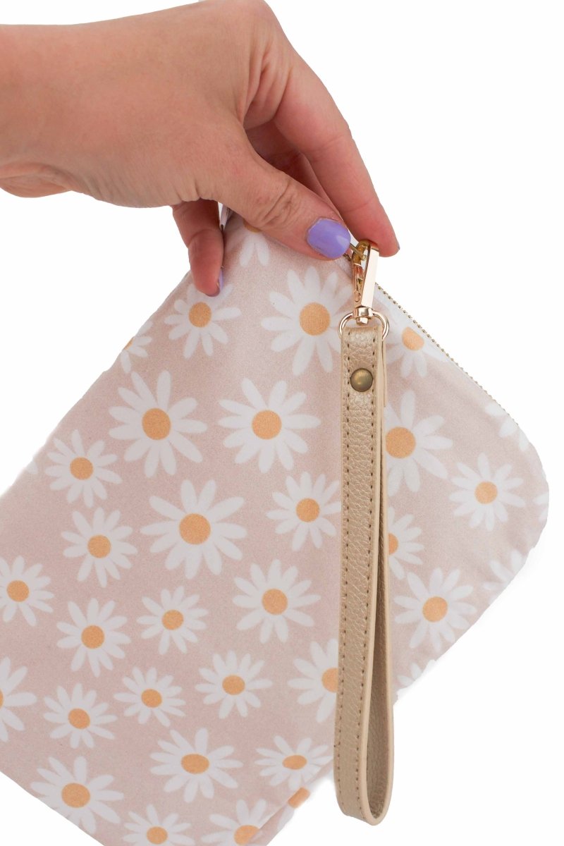 Modern Daisy Diaper and Wipe Pouch - Modern Makerie
