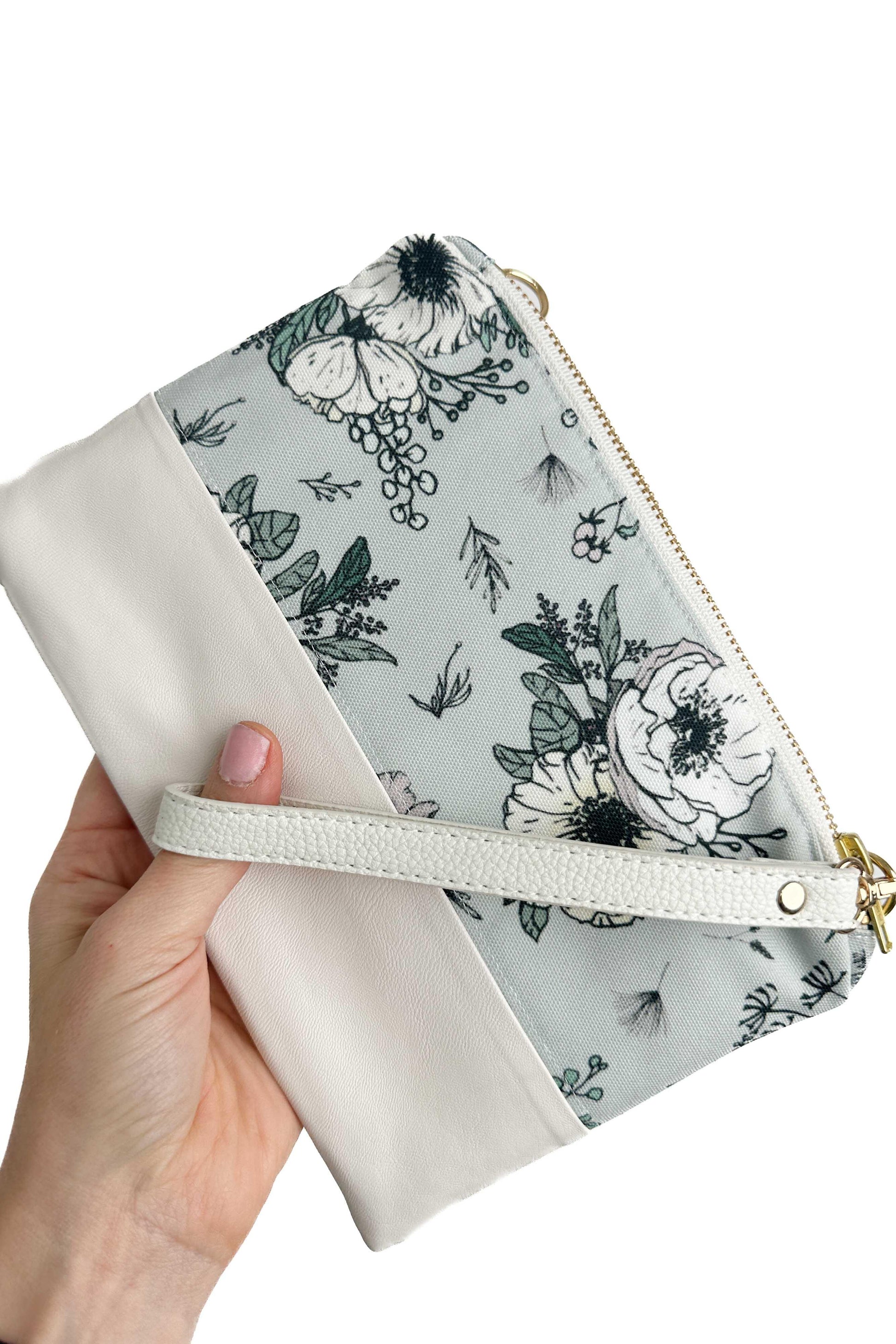 Modern Poppy Convertible Crossbody Wristlet+ with Compartments READY TO SHIP - Modern Makerie