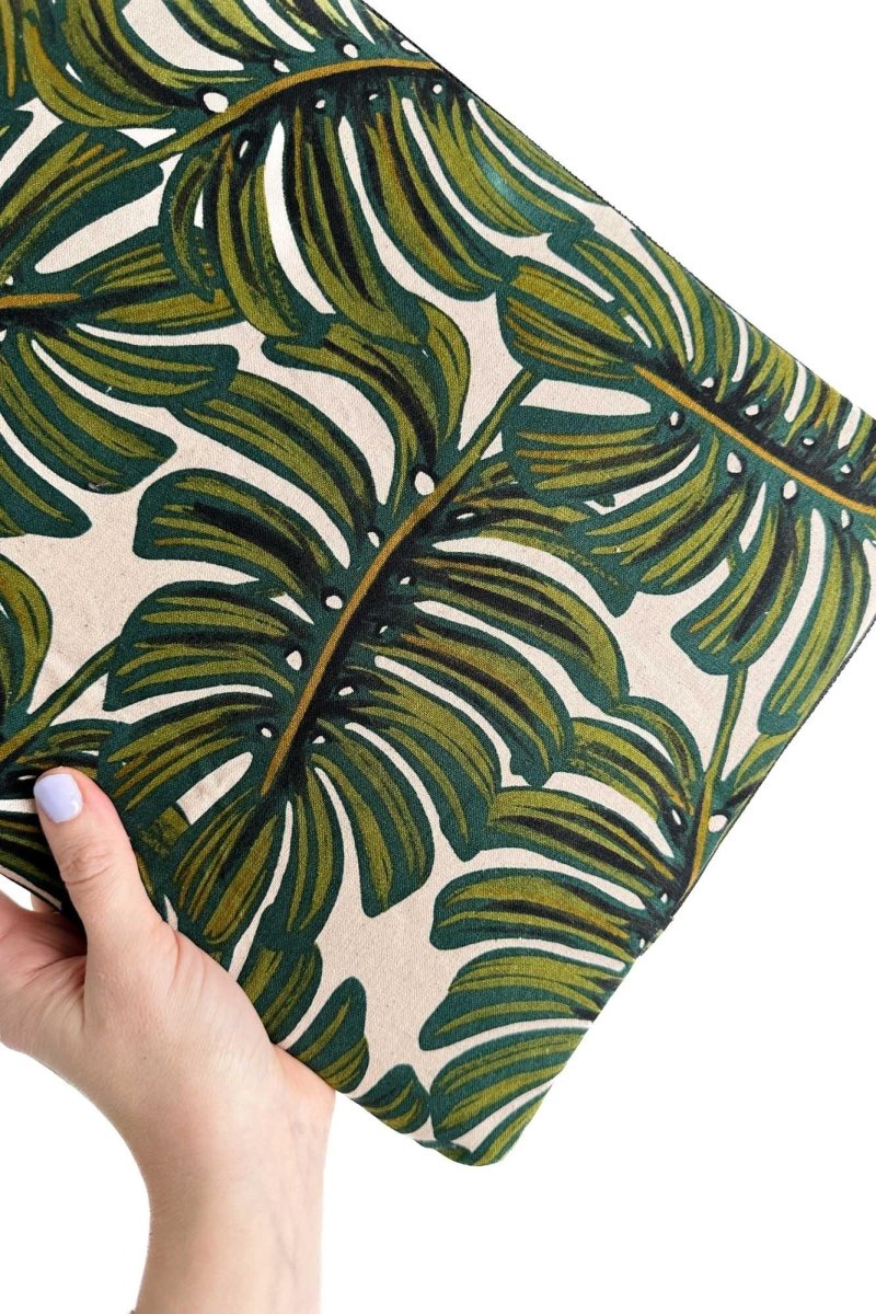 Monstera Canvas 15 - 16" Laptop Sleeve - Modern Makerie