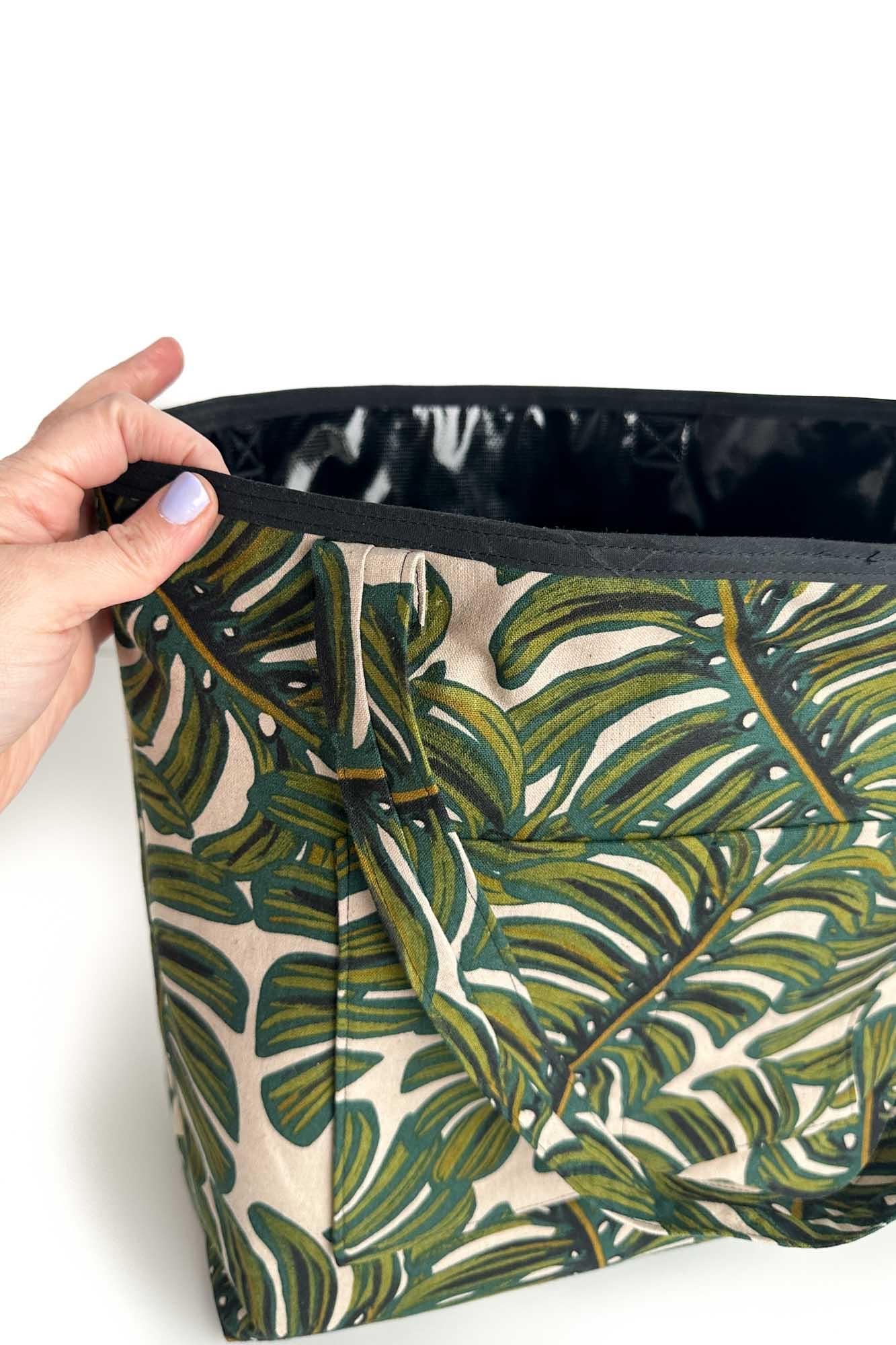 Monstera Canvas Everyday Leak-Proof Tote Bag READY TO SHIP - Modern Makerie