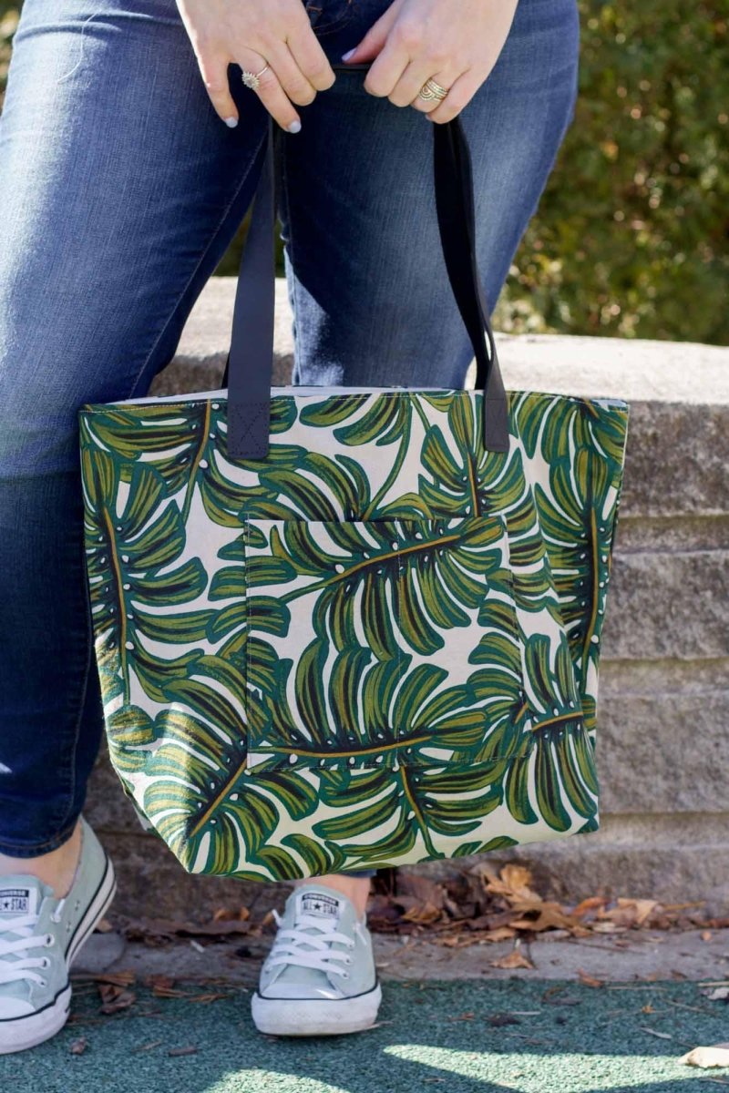 Monstera Everyday Canvas Tote Bag - Modern Makerie