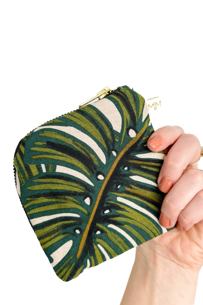 Monstera Mini Travel Pouch - Modern Makerie