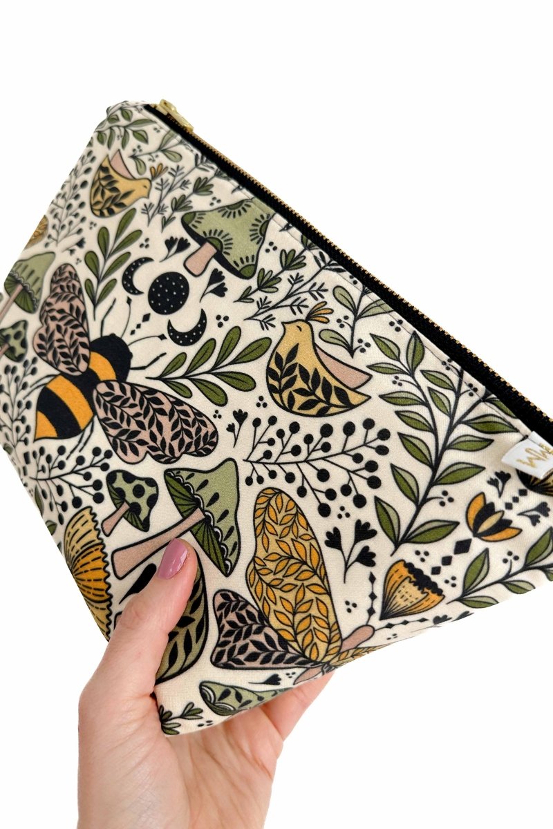 Mushroom Bee Maxx Cosmetic Bag - Modern Makerie