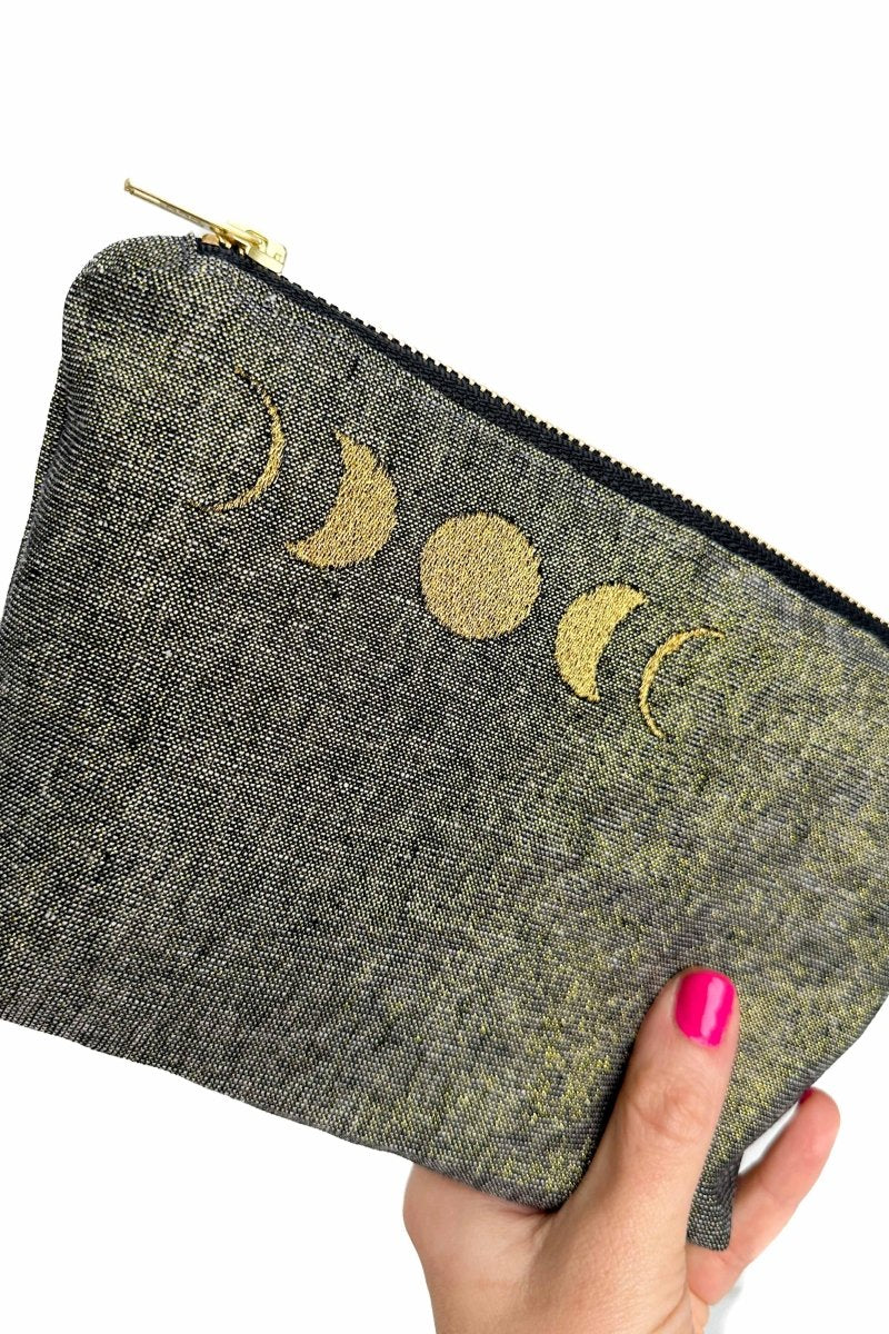 Night Sky Metallic Linen 