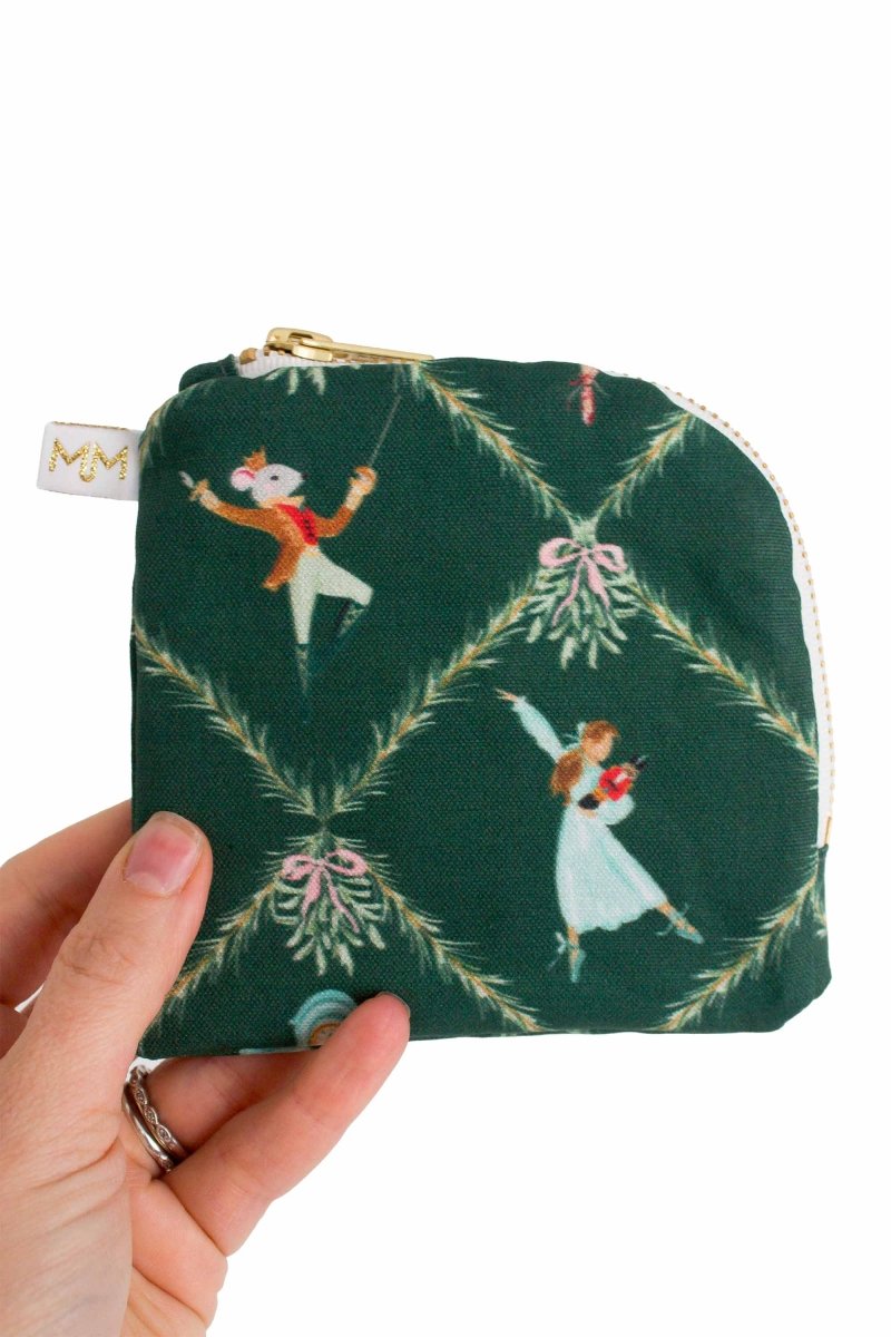 Nutcracker Mini Purse Pouch with Compartments - Modern Makerie