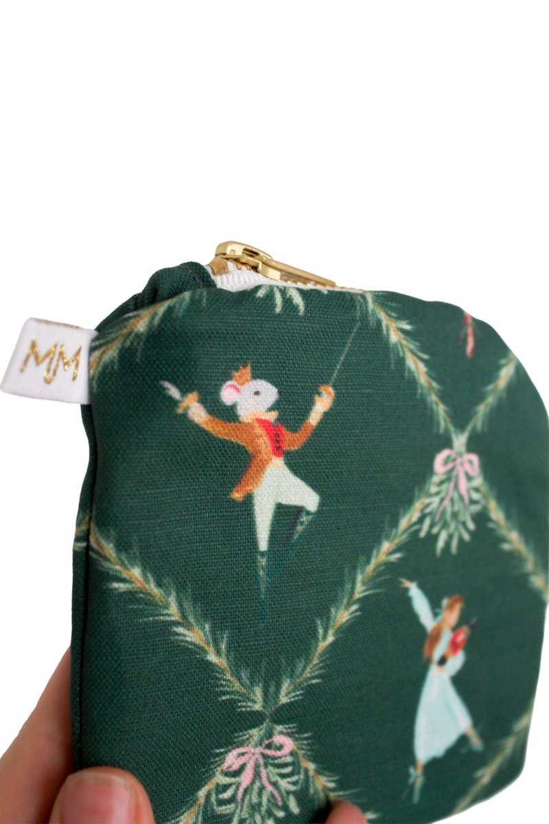 Nutcracker Mini Purse Pouch with Compartments - Modern Makerie