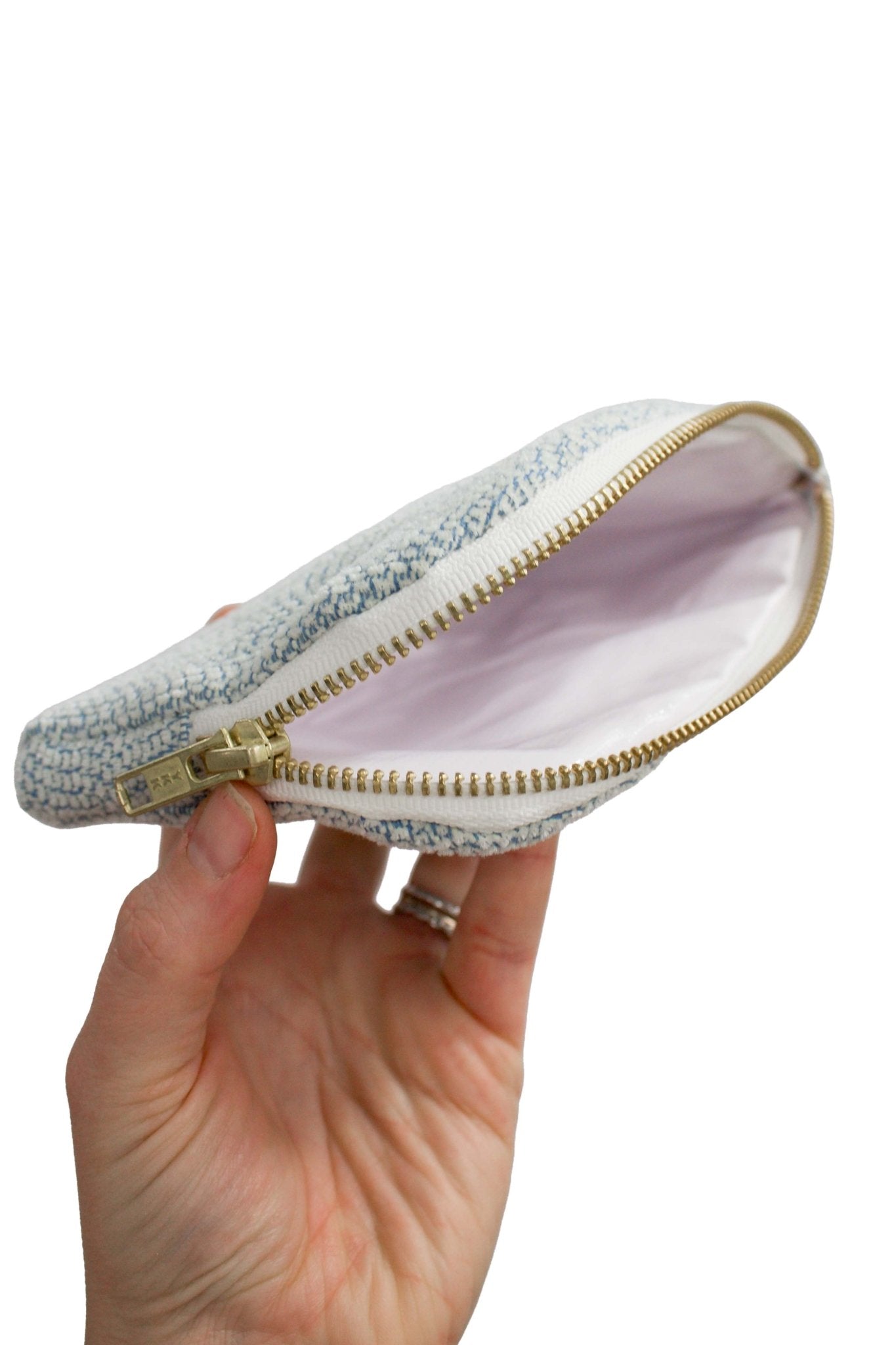 Pale Blue Heirloom Upcycled Everyday Bag - Modern Makerie