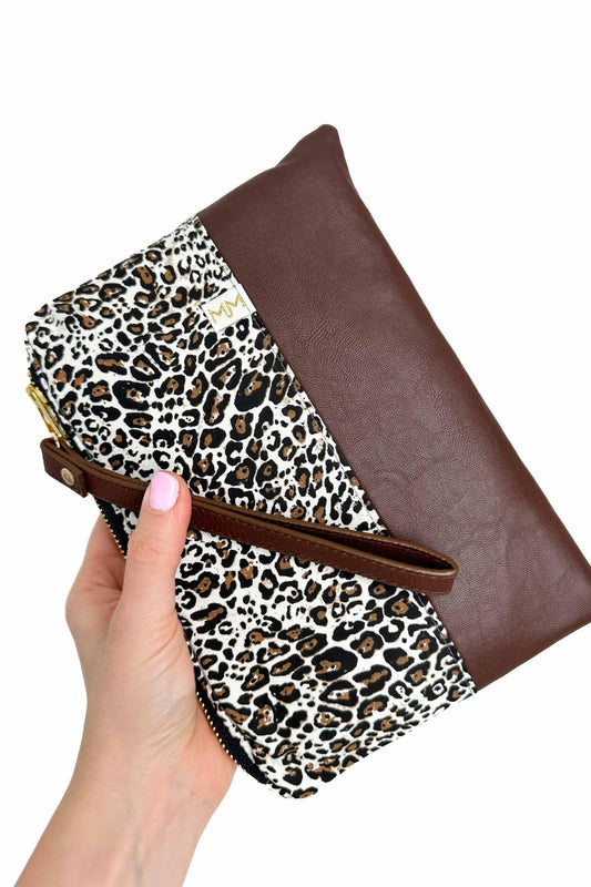 Panthera Convertible Crossbody Wristlet+ with Compartments - Modern Makerie