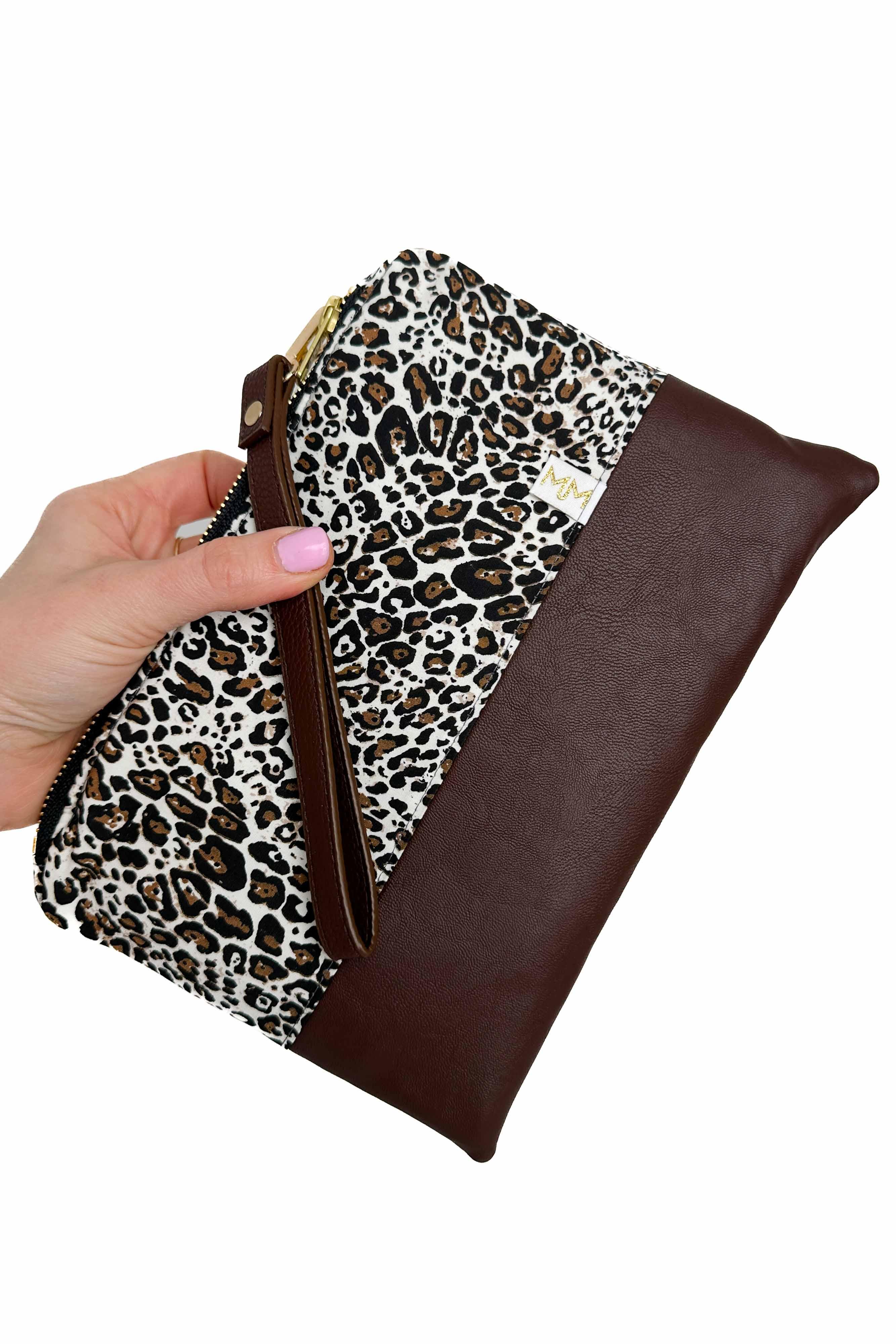 Panthera Convertible Crossbody Wristlet+ with Compartments READY TO SHIP - Modern Makerie