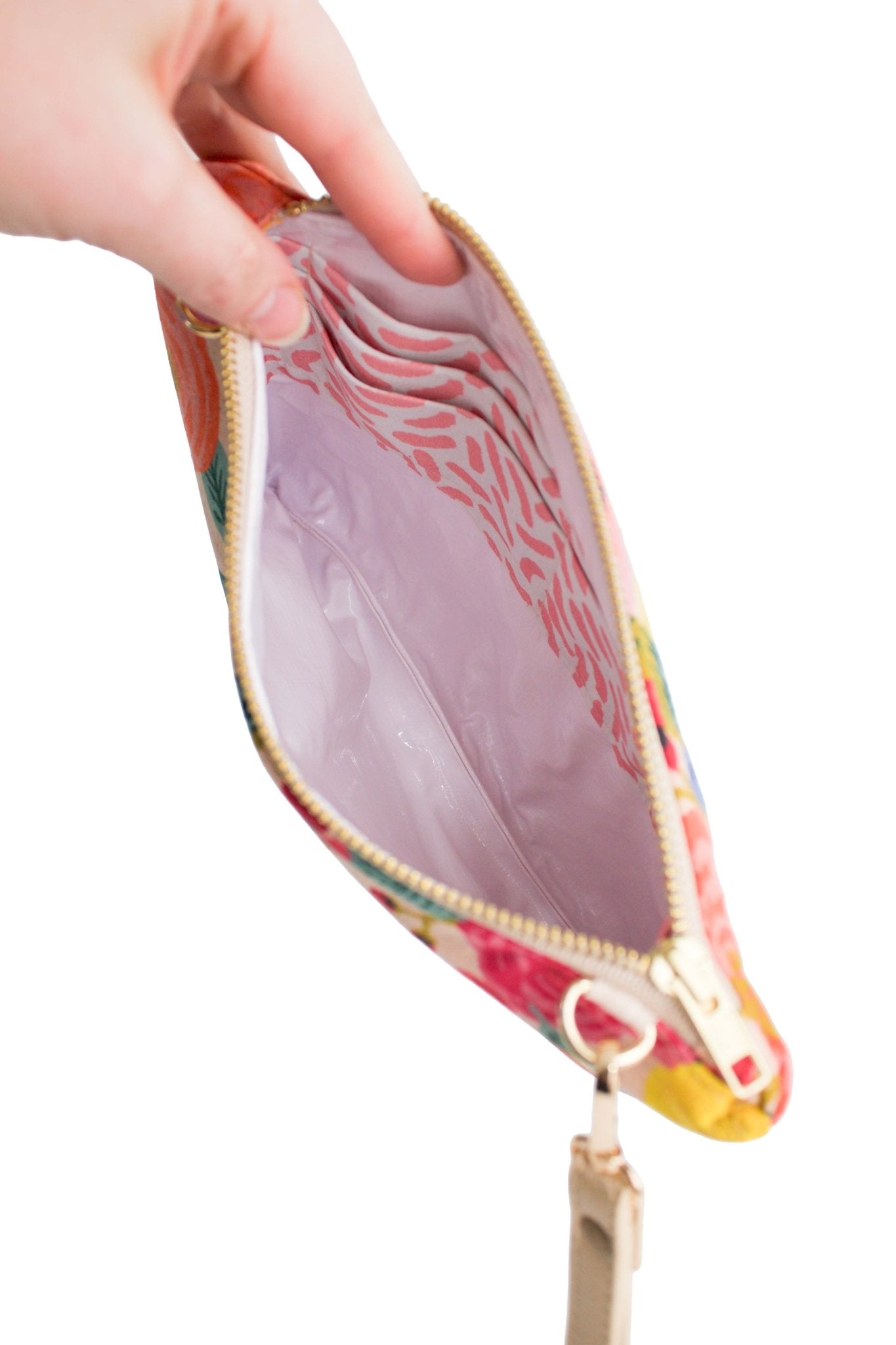 Primrose Garden Canvas Convertible Crossbody Wristlet+ XL - Modern Makerie